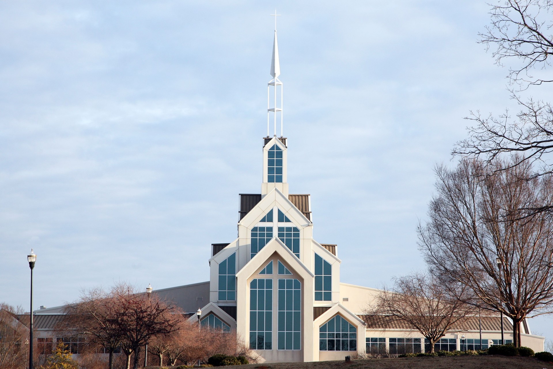 Large modern church